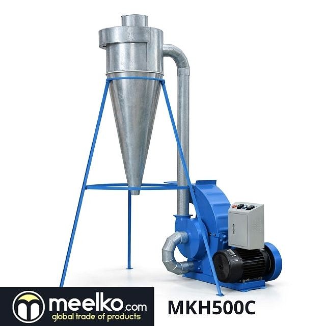 Molino triturador de biomasa a martillo electrico hasta 1500 kg hora - MKH500C