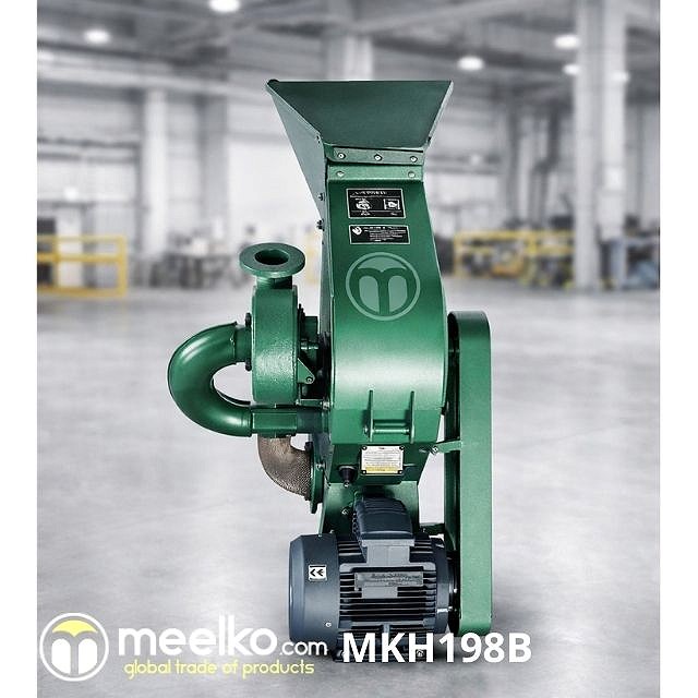 Molino triturador de biomasa a martillo electrico 360 kg - MKH198B