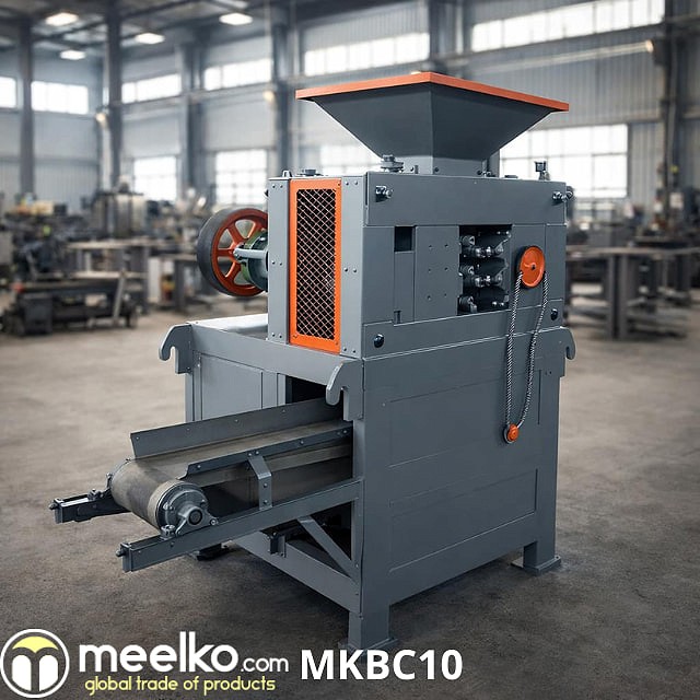 Prensa para hacer carbon en briquetas 10 Toneladas hora - MKBC10