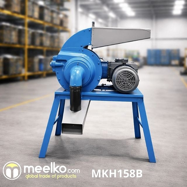Molino de martillos 1,5 KW monofasico 100 a 200 kg hora - MKH158B