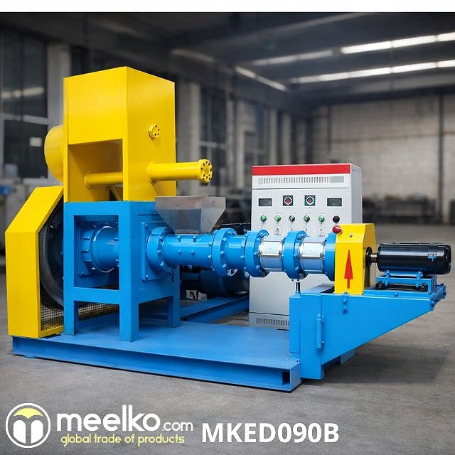 Imagen del producto relacionado Extrusora para pellets alimentacion perros 300-350kg/h 37kW - MKED090B - PHA+RXh0cnVzb3JhIHBhcmEgYWxpbWVudG8gZGUgcGVycm9zIDMwMOKAkzM1MCBrZy9oLCBwcm9kdWNjacOzbiBkZSBjcm9xdWV0YXMgY29uIGNvbnRyb2wgcHJlY2lzbywgZGlzZcOxbyBjb21wYWN0bywgYWx0YSBlZmljaWVuY2lhIHkgb3BlcmFjacOzbiBjb250aW51YS48L3A+