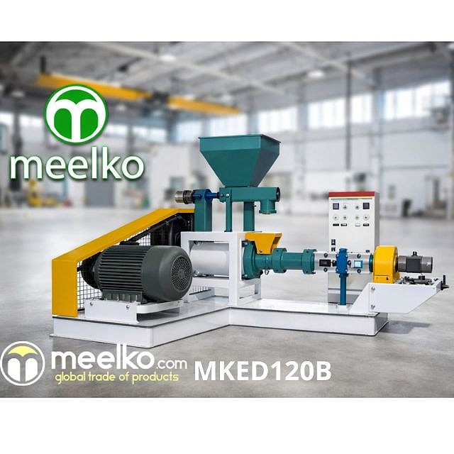 Imagen del producto relacionado Extrusora para alimentos de Perros 500-600kg/h 55kW - MKED120B - PHA+RXh0cnVzb3JhIHBhcmEgYWxpbWVudG8gZGUgcGVycm9zIDUwMOKAkzYwMCBrZy9oLCBwcm9kdWNjacOzbiBkZSBjcm9xdWV0YXMgY29uIGNvbnRyb2wgcHJlY2lzbywgYWx0YSBlZmljaWVuY2lhIHkgb3BlcmFjacOzbiBjb250aW51YSBpbmR1c3RyaWFsLjwvcD4=